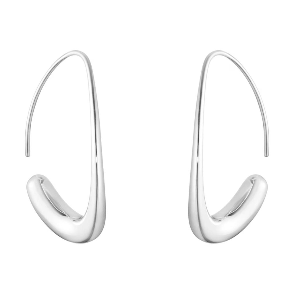 Sterling Silver Offspring Open Earhoops
